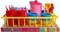 Kids and Toddler Play Dishes with Drainer, Play Kitchen Accessories 28 Piece Set, Kitchen Plastic Toys, Toy Plates and Dishes for Kids Kitchen Set